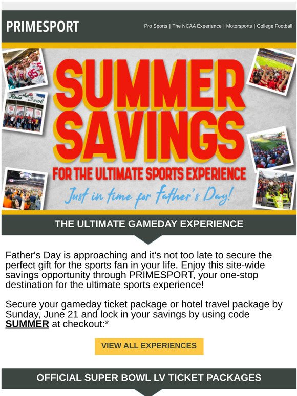 Exclusive Summer Savings: Give The Gift Of Experience This Father's Day