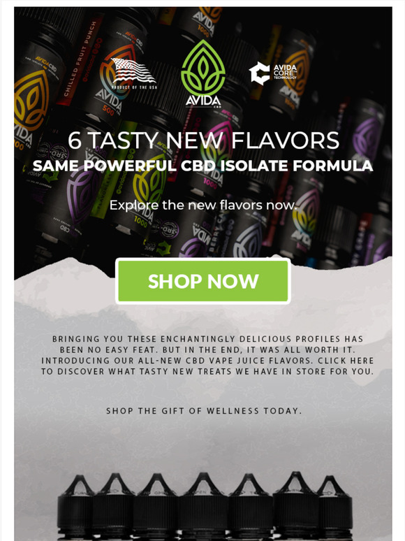 Our New Flavors Are Here!