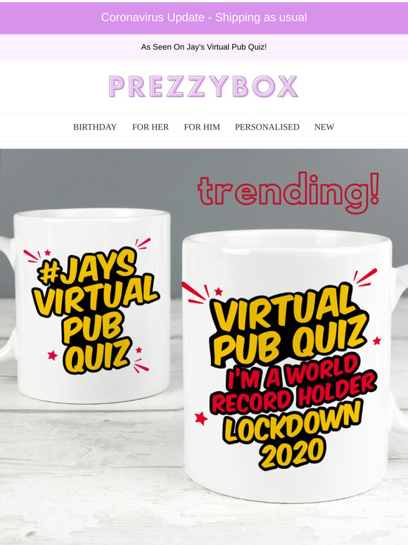 Prezzybox As Seen On Jay's Virtual Pub Quiz! Milled