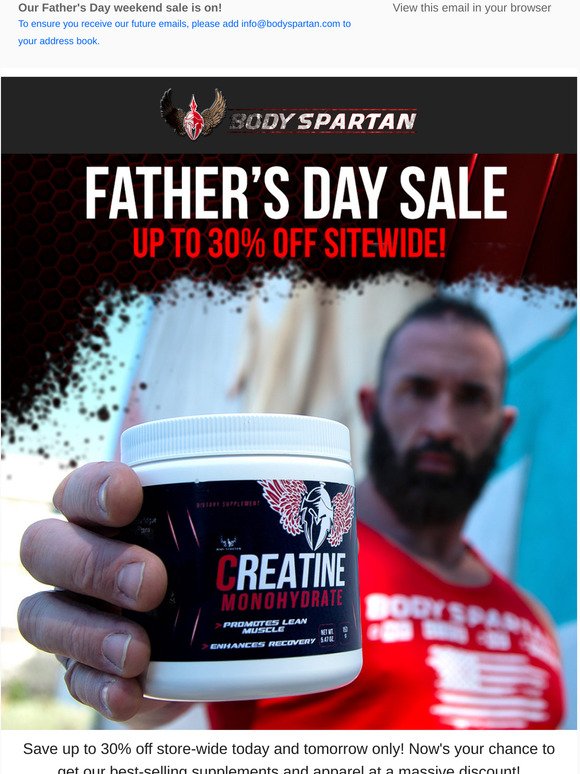 There's still time! Up to 30% off for Father's Day!