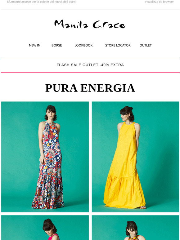 Manila Grace IT: Nuovi arrivi + Flash Sale Outlet -40% Extra | Milled