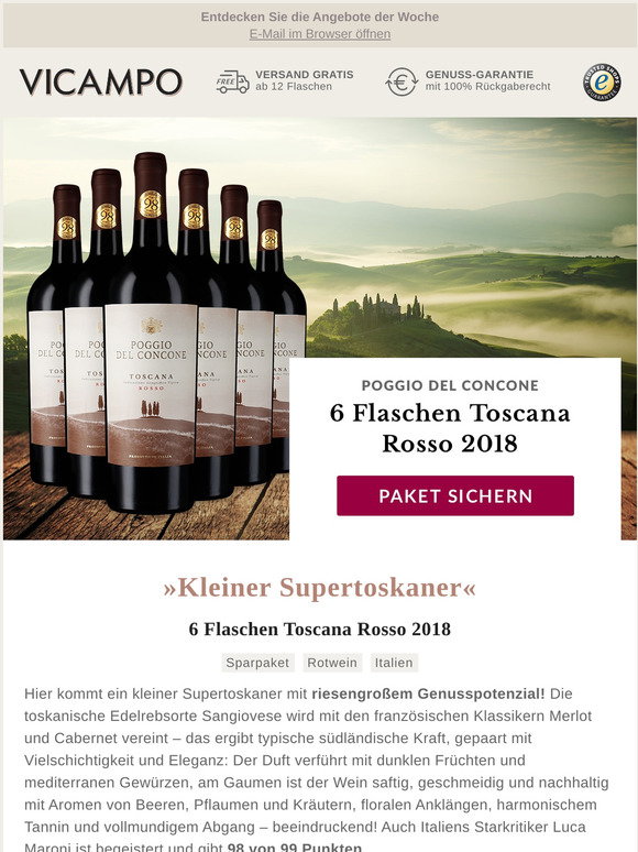 Vicampo Wein Online Kaufen Und Bestellen 98 Maroni Punkte Kleiner