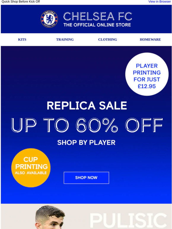 Chelsea Megastore Football Is Back! Save With Replica Reductions Milled