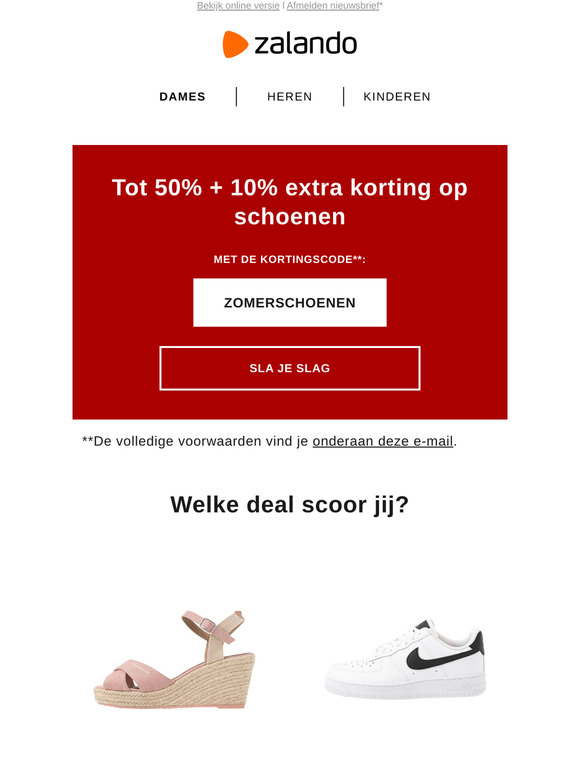 Zalando cheap korting schoenen