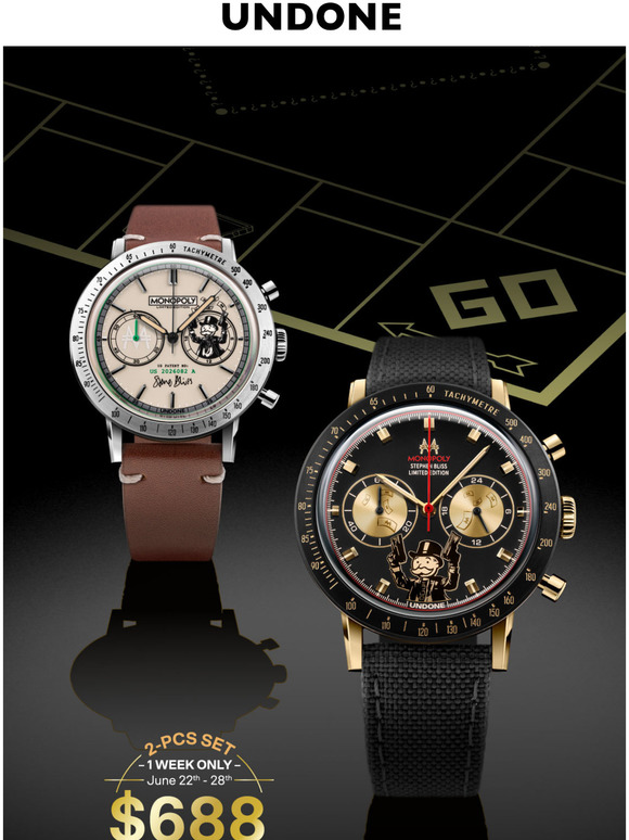 Undone Watches Advance To Go Collect Over 0 Milled