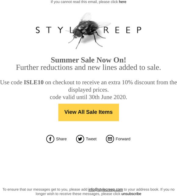 Summer Sale Now On! @Stylecreep