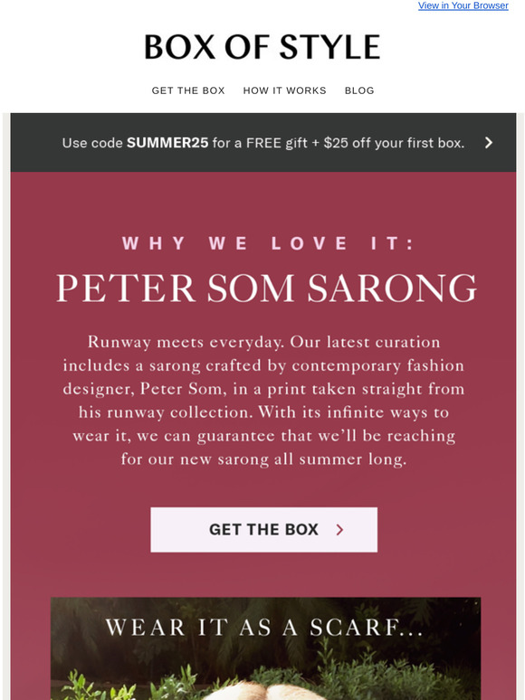Much more than a sarong...