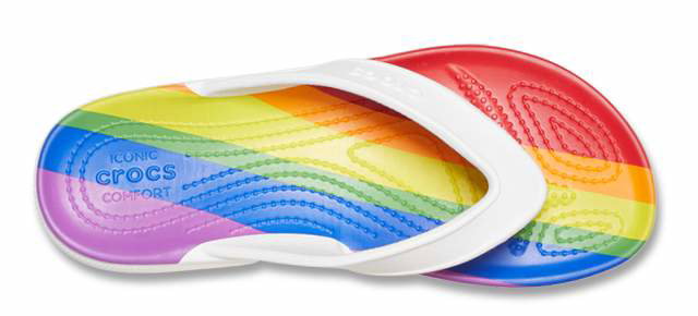 classic ii rainbow stripe flip