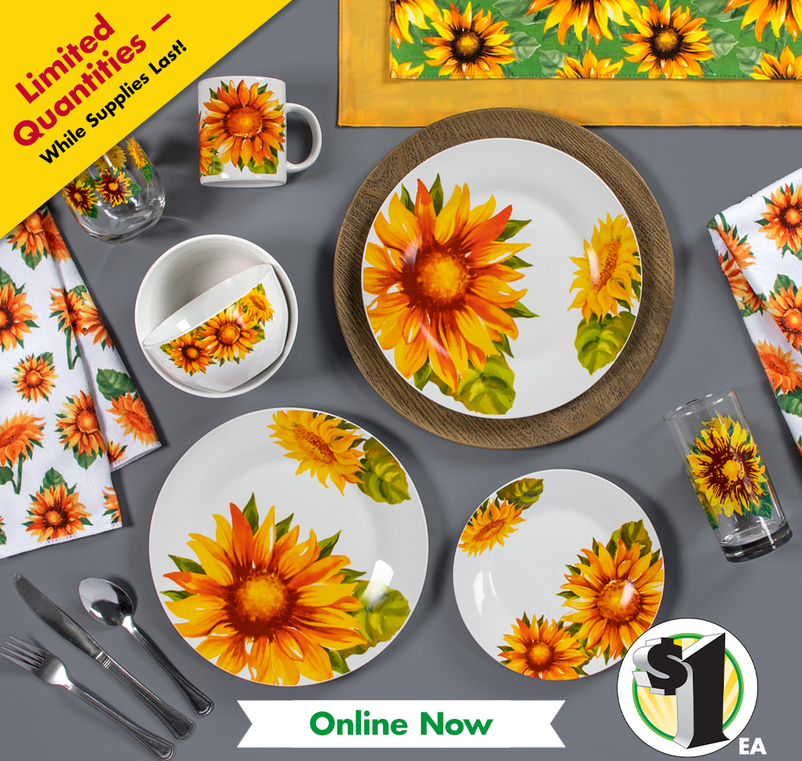 Dollar Tree Want a Sunny Summer Table Setting? Milled