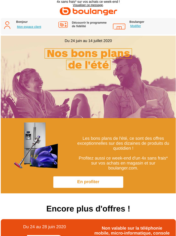 Découvrez les bons plans de l'été !