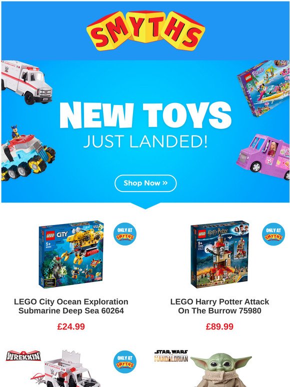 Smyths Toys HQ: NEW toys just landed! | Milled