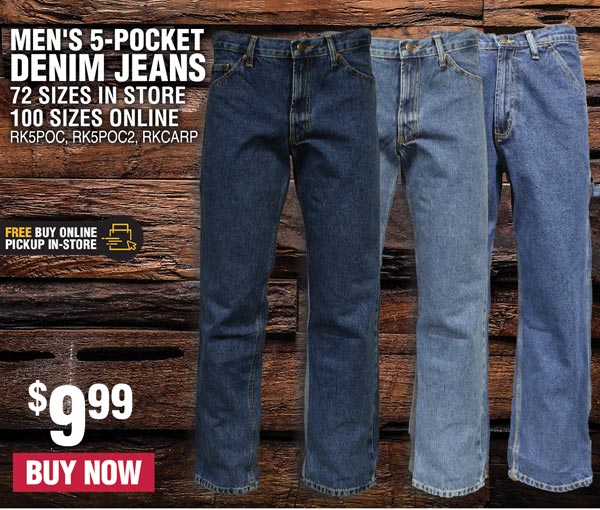 Rural Unbeatable Prices on Jeans & Shorts! Milled