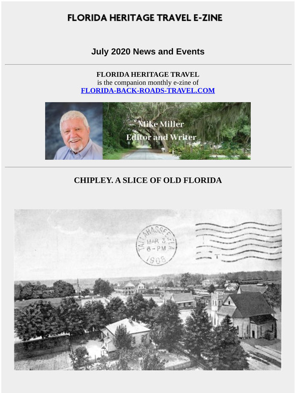 Florida Heritage Travel, July 2020 - Chipley