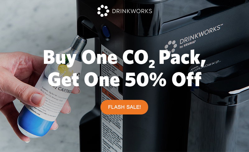 Drinkworks: Flash sale on CO2: Buy one 