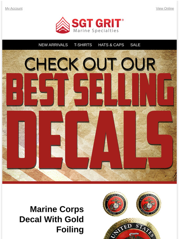 Sgt. Grit Marine Specialties Marine Pride on Your Ride Milled