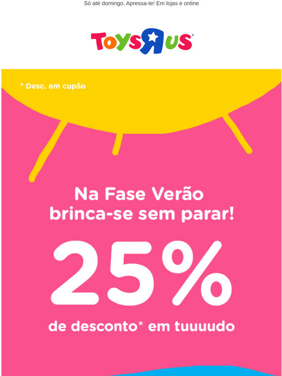 25% DE OFERTA EM TUDO! #FaseVerão ☀️