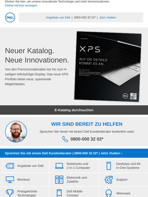 Dell Der neue Katalog ist da Erleben Sie den XPS wie nie zuvor. Milled