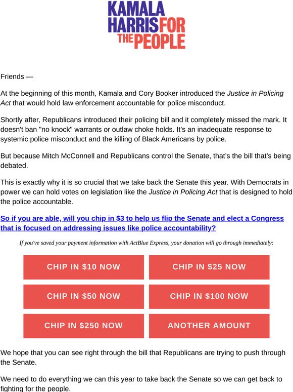 The new Republican policing bill completely misses the mark