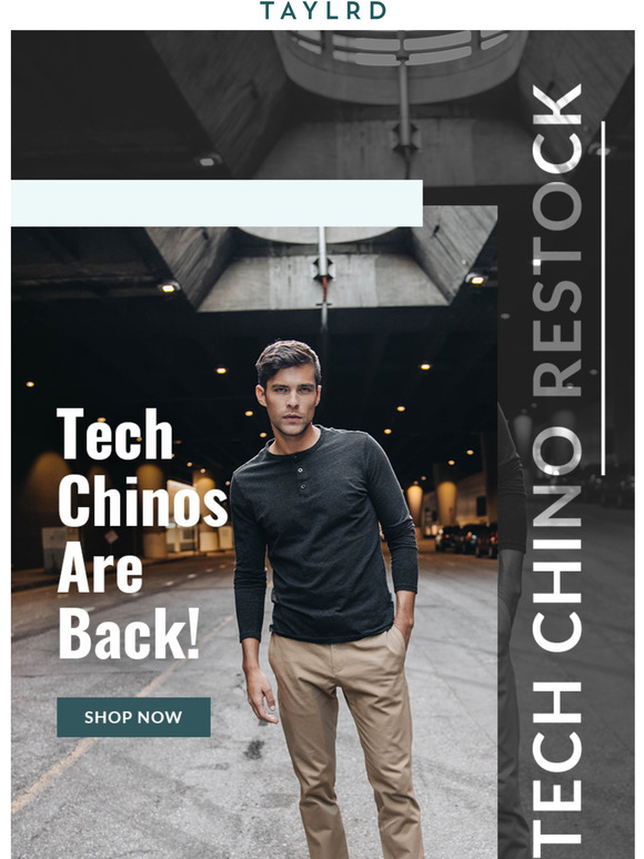 taylrd tech chinos