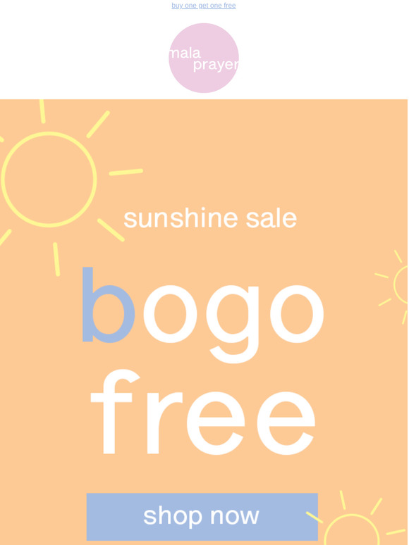 [Restock Alert] buy one get one free site wide!