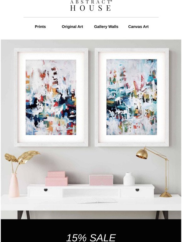 Refresh your walls this summer with 15% off