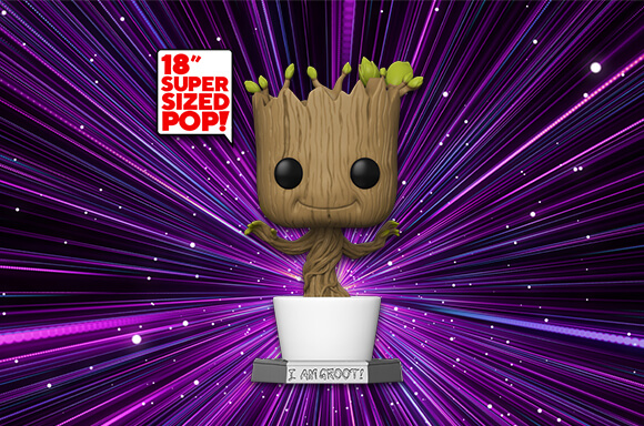 18 dancing groot funko pop
