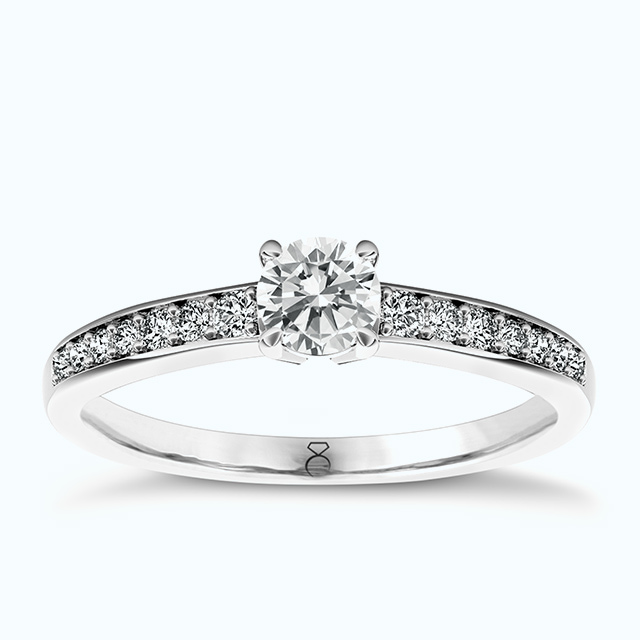 Ernest jones princess store cut diamond ring