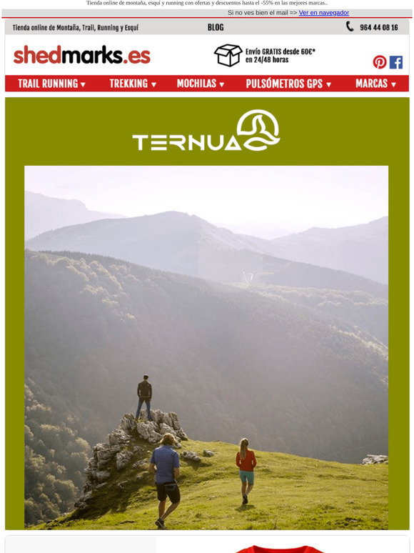 La tienda online Ternua de Trekkinn