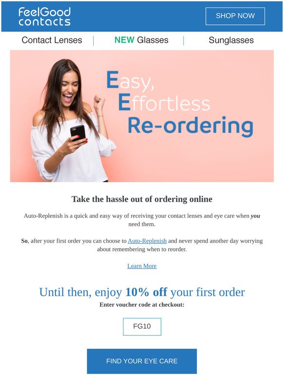 Save 10% and enjoy effortless ordering 🥰 Here’s how...