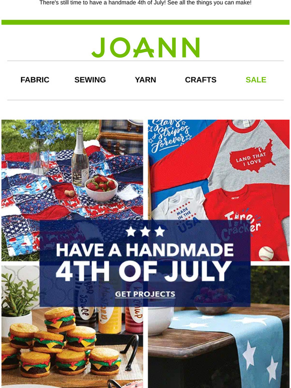 JoAnn Fabric and Craft Store They're here! July 4th Doorbusters PLUS