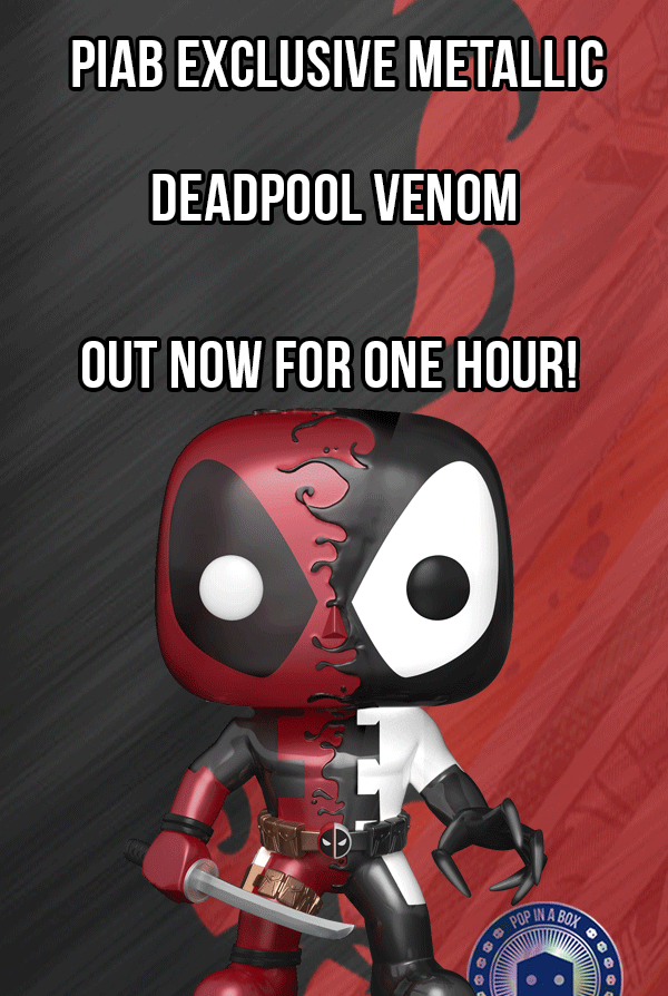pop in a box metallic deadpool venom