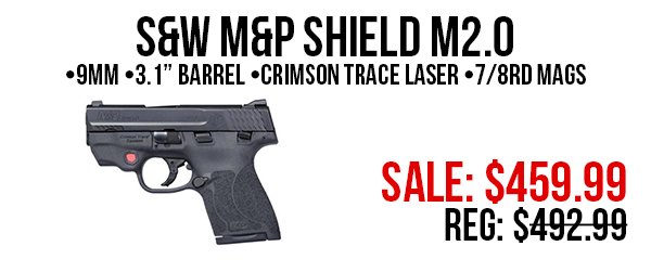 M&P Shield w/ crimson trace laser