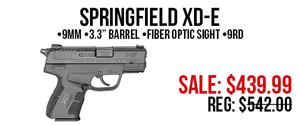 Springfield XD-E for sale
