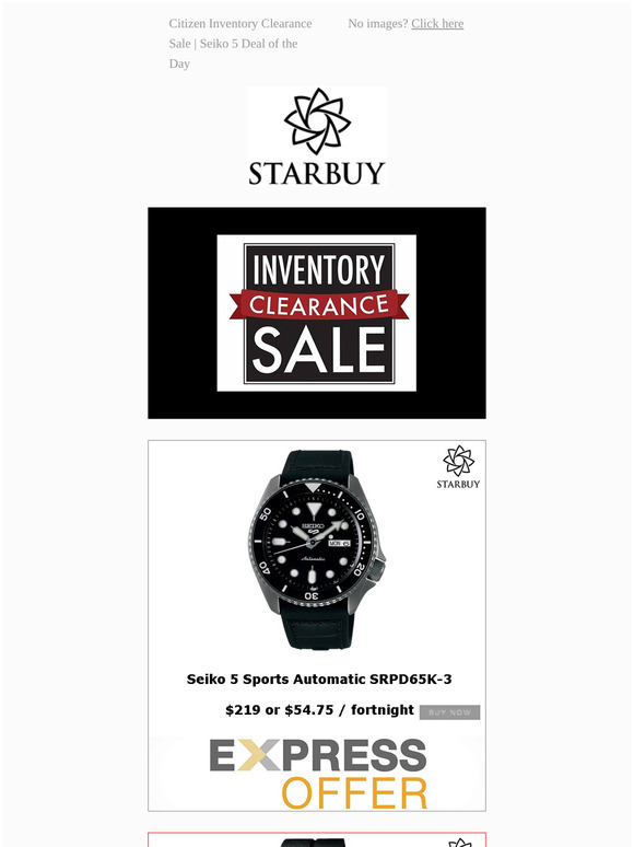 starbuy seiko 5