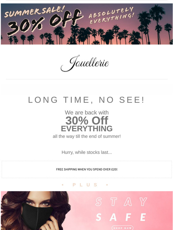 Summer Sale - 30% Off EVERYTHING!