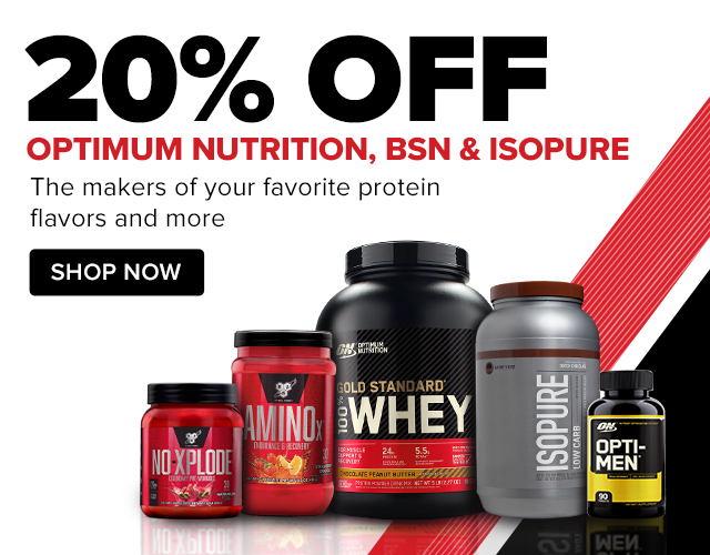 Bodybuilding uk Save 20 Off Optimum Nutrition, BSN, & Isopure! PLUS