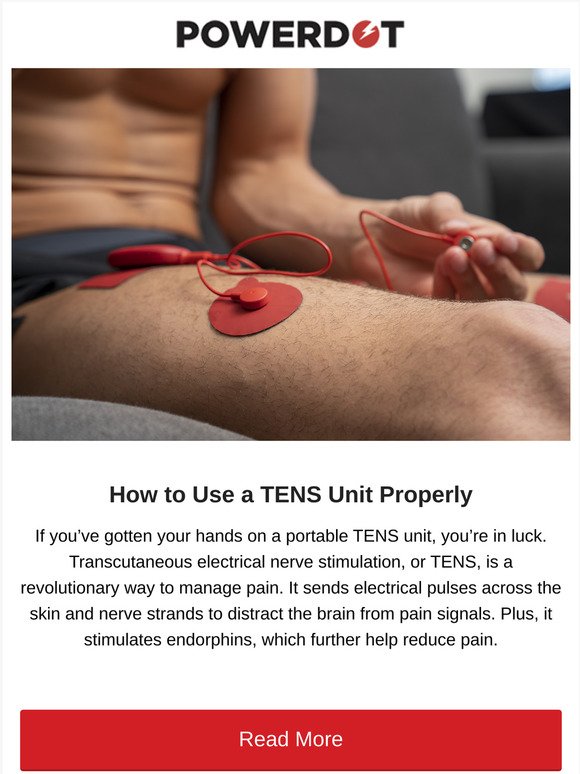 How to Use a TENS Unit Properly