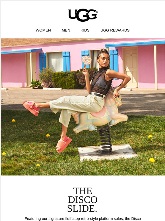 ugg women's disco slide stores