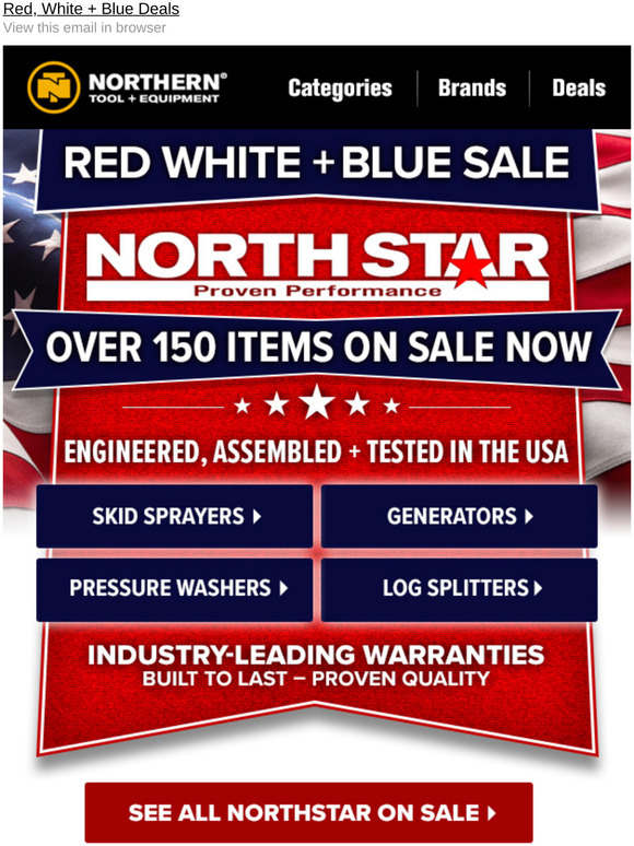 Northern Tool Limited Time Only >>> 150+ NorthStar On Sale Now! Milled