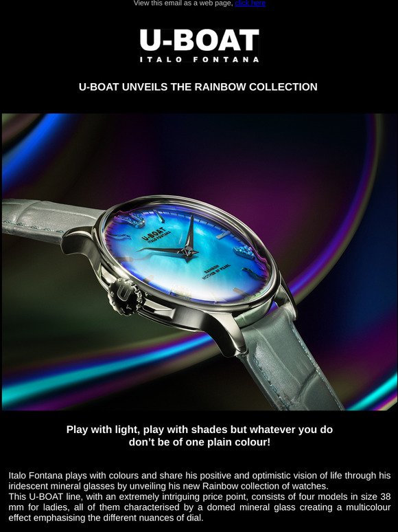 U-BOAT UNVEILS THE RAINBOW COLLECTION