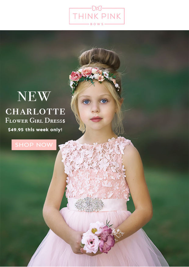 Think Pink Bowtique Llc New Charlotte Dress Milled