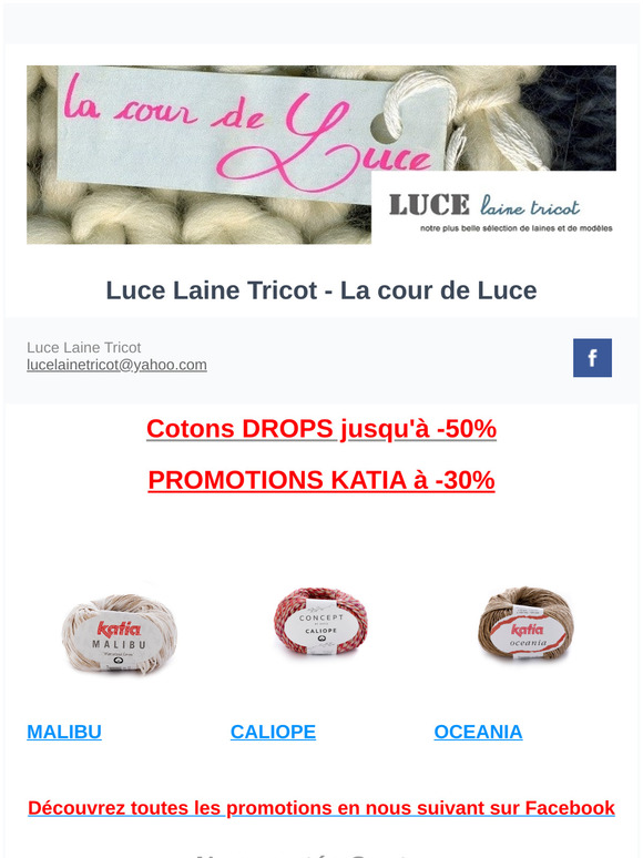 SOLDES ❤❤ DROPS -50% ❤❤ NOUVEAUX KITS KATIA ❤❤
