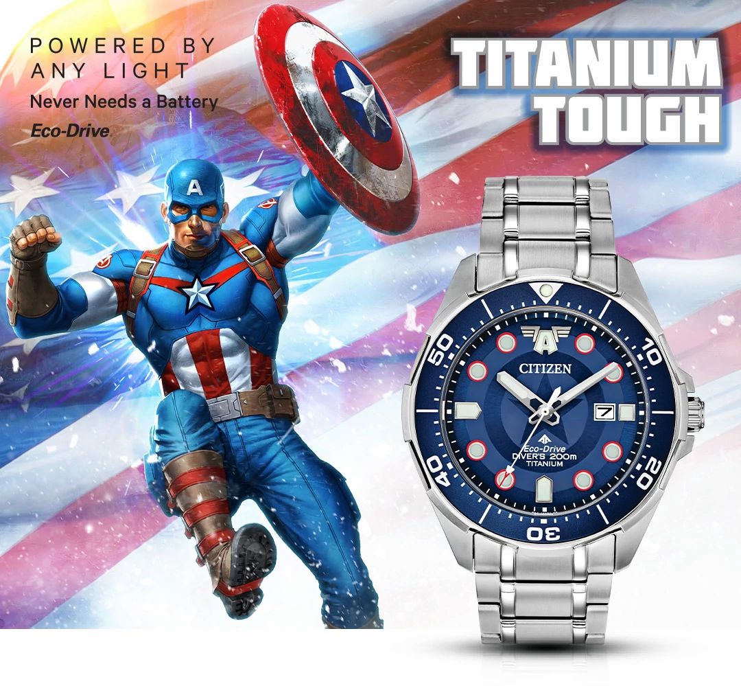 captain america citizen watch