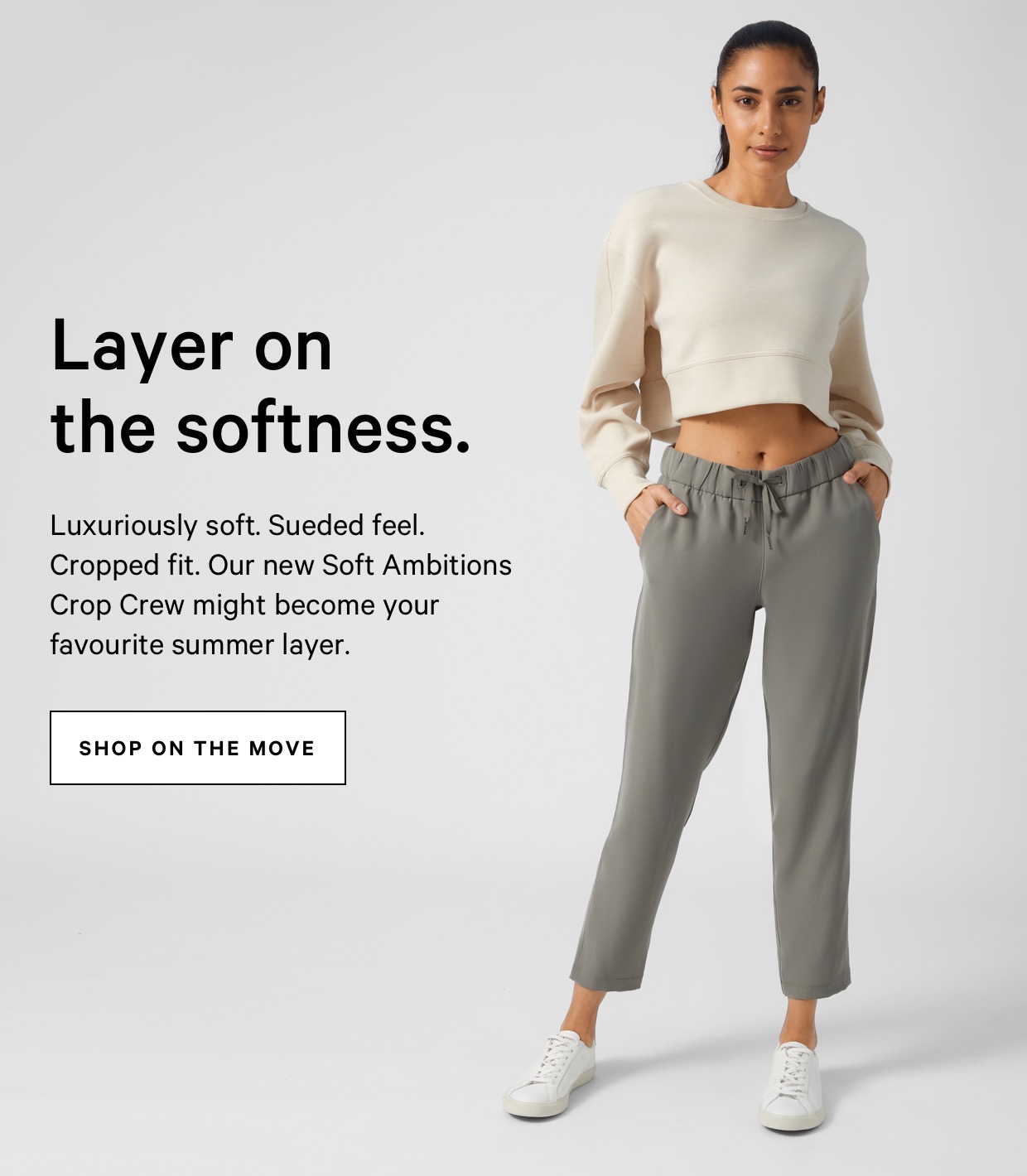 lululemon ambition crop top