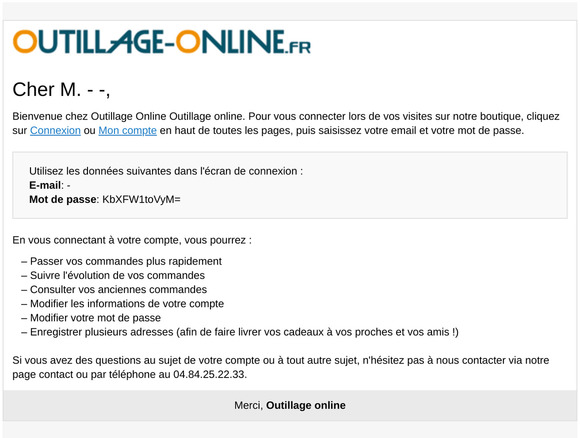 Bienvenue, M. --