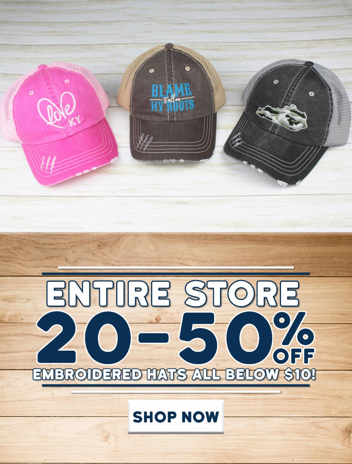 Embroidered Hats Below $10 Online 