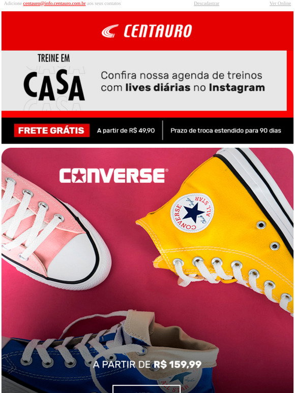 Centauro: Converse All Star é demais! Garanta o seu! | Milled