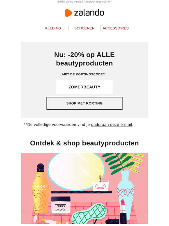 Zalando NL: Alleen vandaag: -20% op ALLE beauty-items | Milled