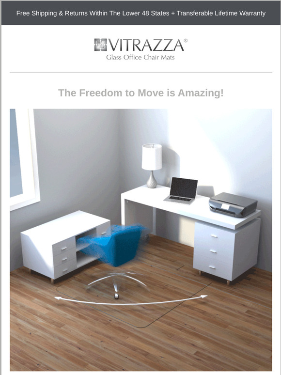 Vitrazza Freedom To Move Offer Ends Tonight! 🇺🇸 15 off Glass Office