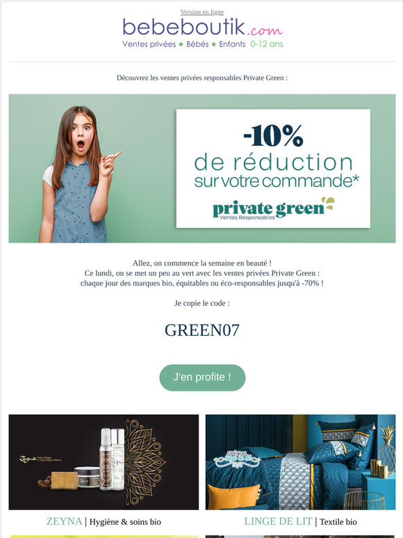 Le Plus Rapide Code Reduction Bebeboutik